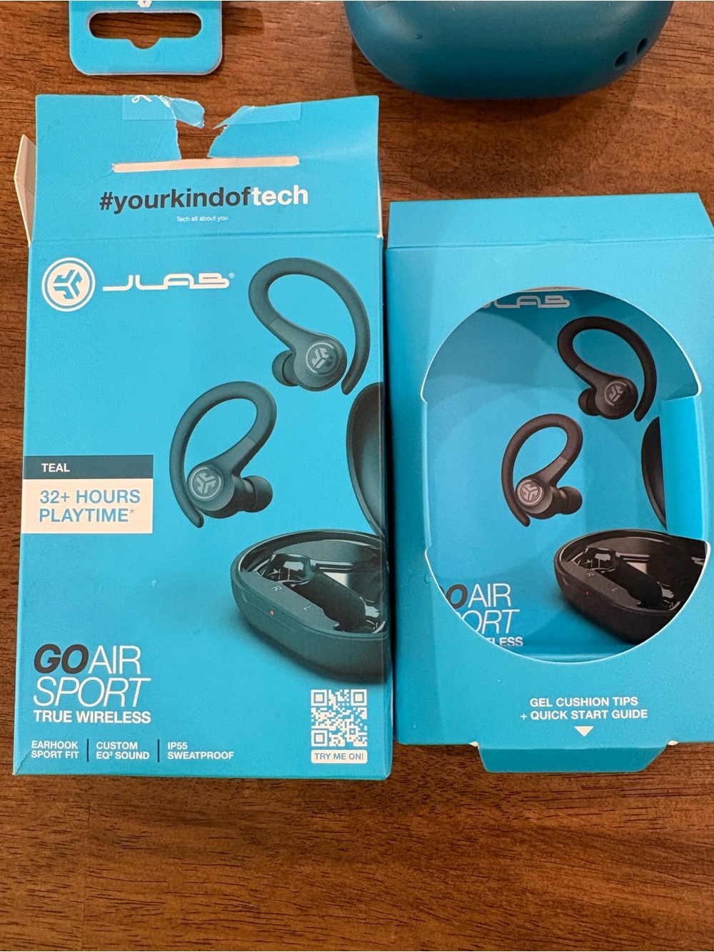 🩵🎶 Teal Jlab Wireless Bluetooth Earbuds 💚 - Picture 4 of 4